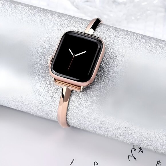 NEW Luxury Adjustable Steel Bracelet band For Apple Watch - Rosegold - Picture 10 of 10